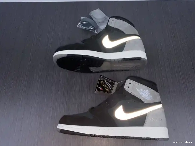 Rep Onekick Element Jordan High Gore-Tex DB2889-001 Retro 1 Grey Particle Black 0406